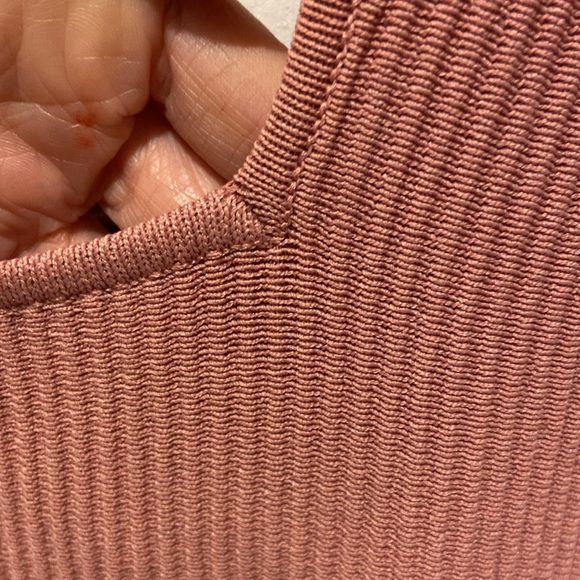 NWT Forever 21 Rose Ribbed Bodycon Thick Knit Dress - Picture 5 of 9